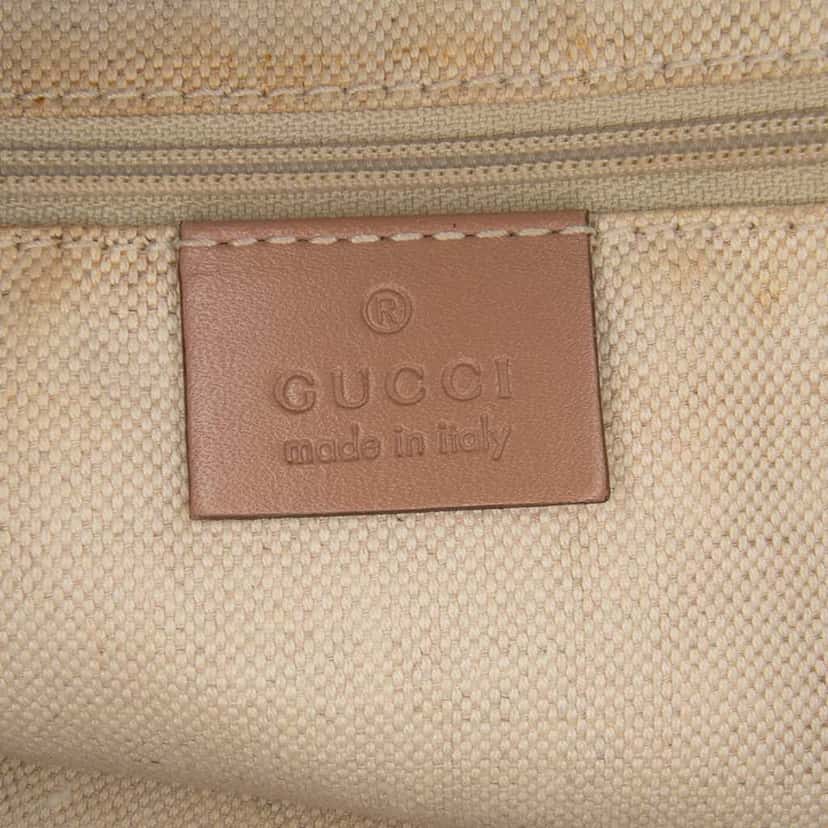 Gucci Medium Diamante Canvas Sukey Tote Brown Canvas Good condition - Box View