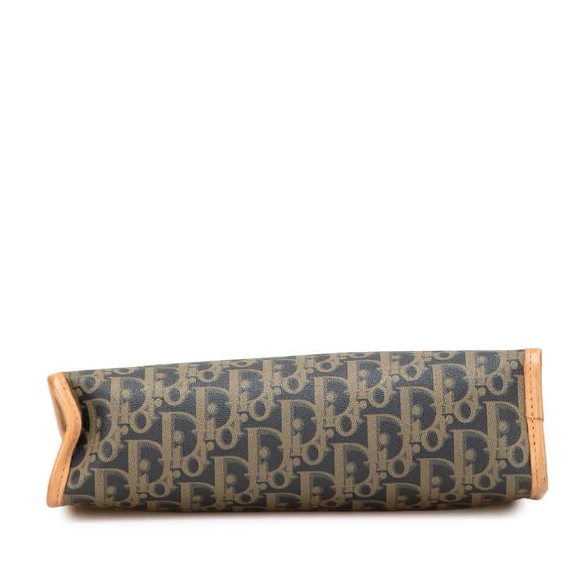 Dior Diorissimo Trotter Coated Canvas Clutch Blue Canvas Good condition - Inside View