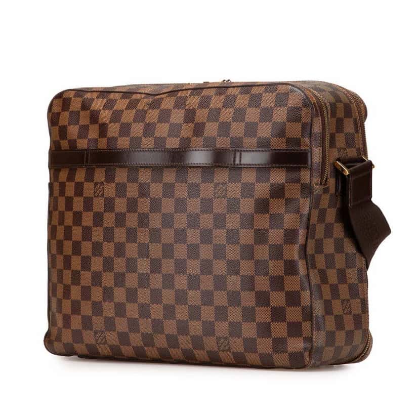 Louis Vuitton Damier Ebene Dorsoduro Brown Canvas Good condition - Back View
