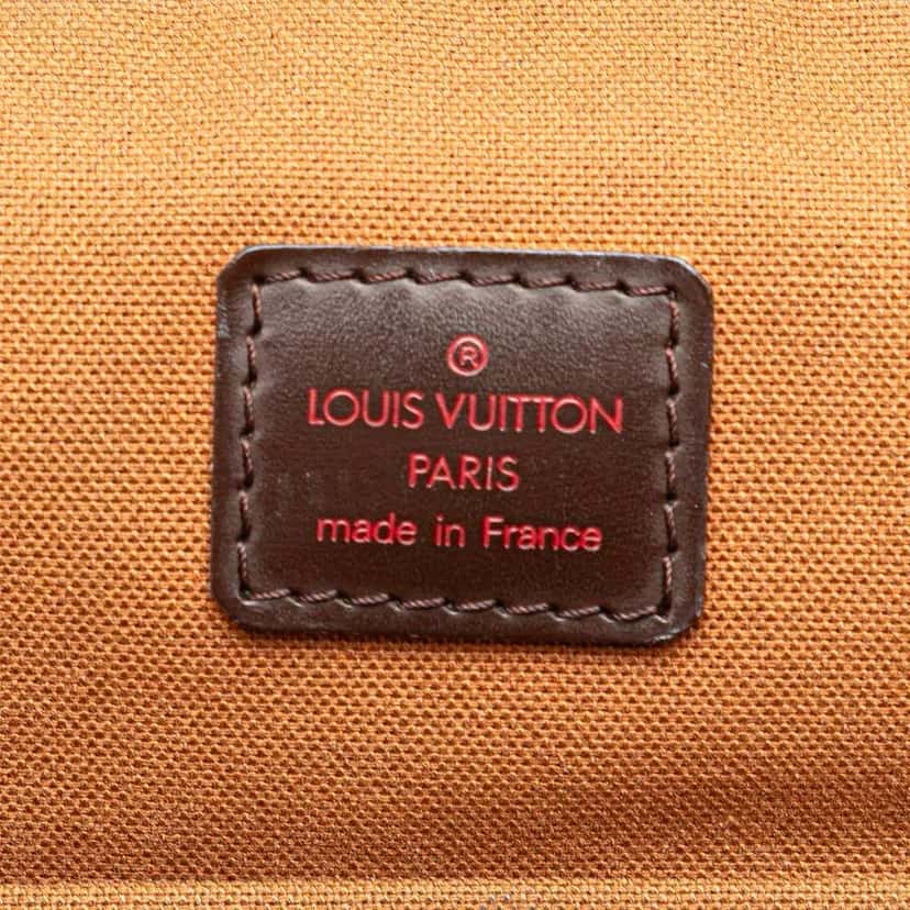 Louis Vuitton Damier Ebene Dorsoduro Brown Canvas Good condition - Box View