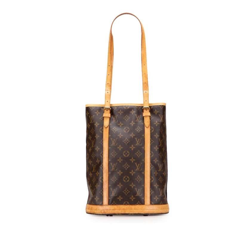 Louis Vuitton Monogram Bucket GM Brown Canvas Good condition - Front View