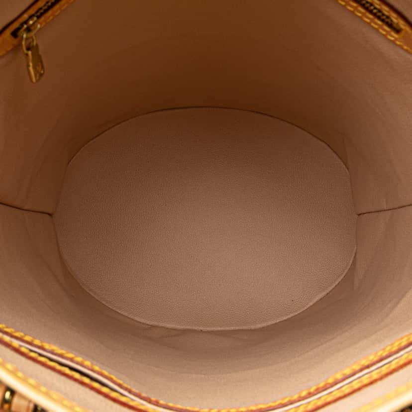 Louis Vuitton Monogram Bucket GM Brown Canvas Good condition - Model View