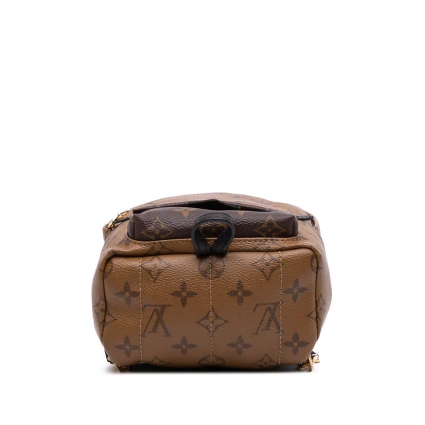 Louis Vuitton Monogram Reverse Mini Palm Springs Brown Canvas Good condition - Inside View