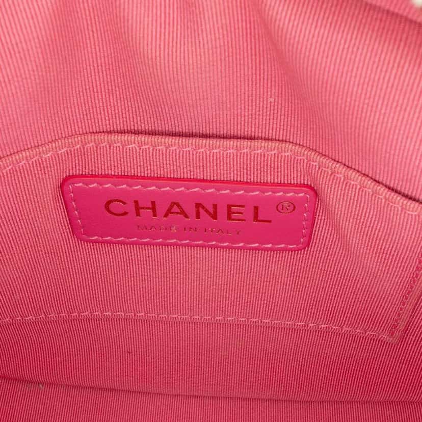 Chanel Tweed and Lambskin Coco Midnight Camera Bag White Tweed Good condition - Box View