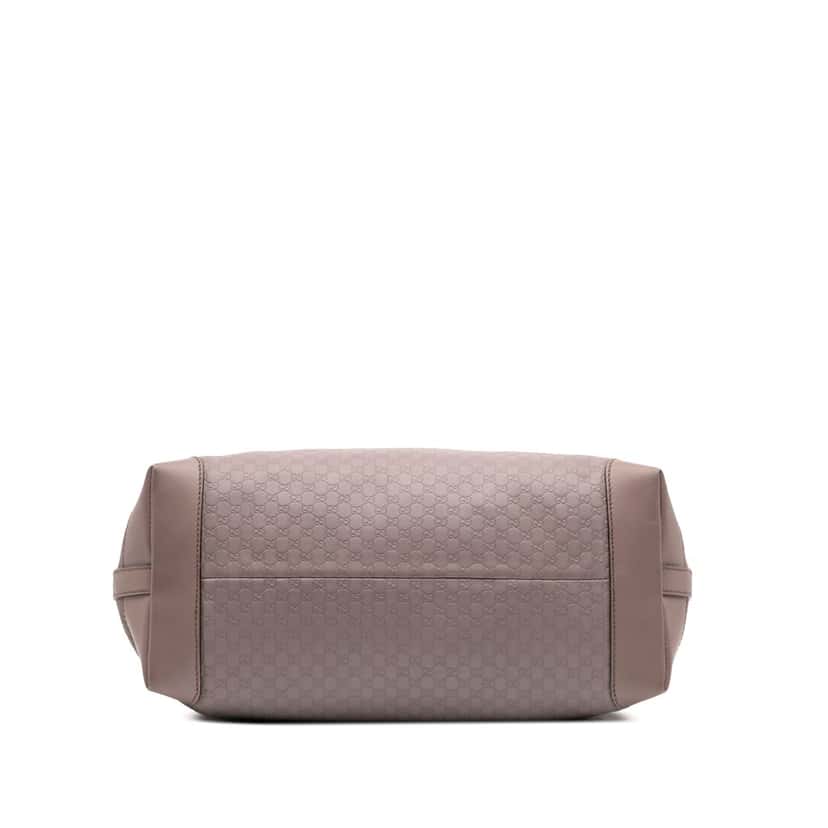 Gucci Medium Microguccissima Craft Tote Purple Leather Good condition - Inside View
