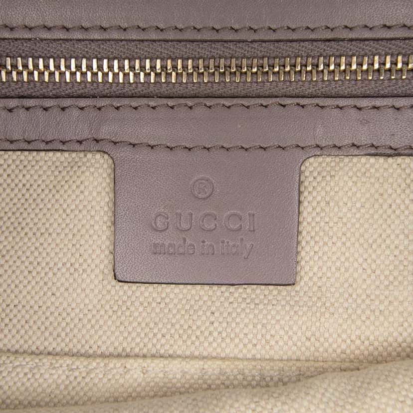 Gucci Medium Microguccissima Craft Tote Purple Leather Good condition - Box View