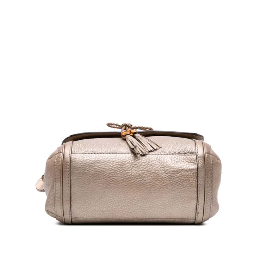 Gucci Leather Bella Satchel Gold Leather Good condition - Inside View