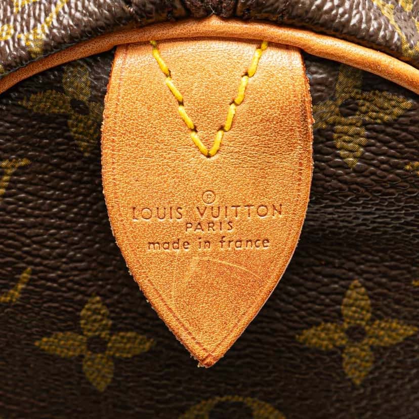 Louis Vuitton Monogram Speedy 40 Brown Canvas Fair condition - Box View