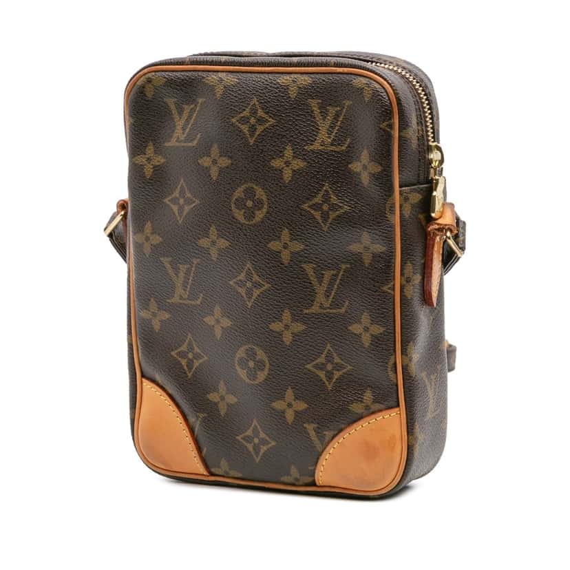 Louis Vuitton Monogram Danube Brown Canvas Fair condition - Back View