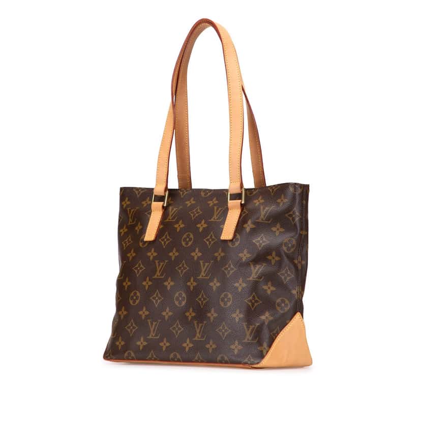Louis Vuitton Monogram Cabas Piano Brown Canvas Good condition - Back View