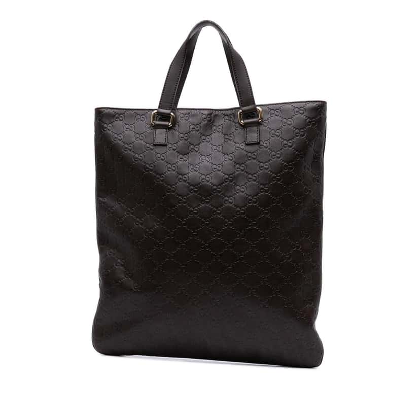 Gucci Guccissima Tote Brown Leather Good condition - Back View