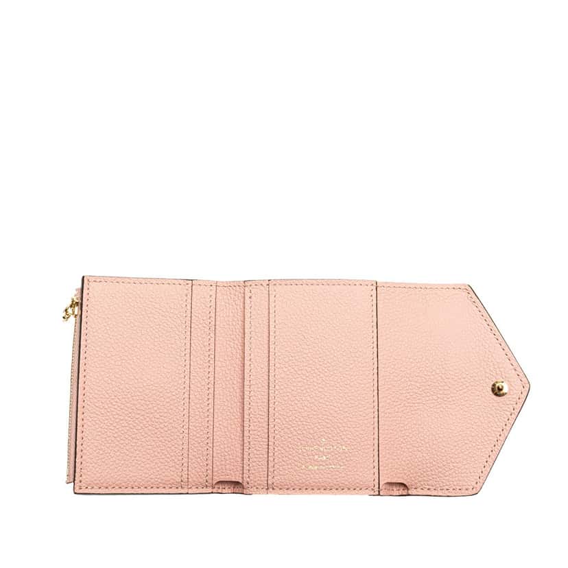 Louis Vuitton Monogram Empreinte Zoe Wallet Pink Leather Good condition - Model View