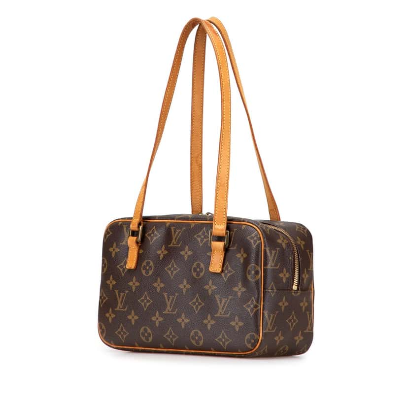 Louis Vuitton Monogram Cite MM Brown Canvas Good condition - Back View