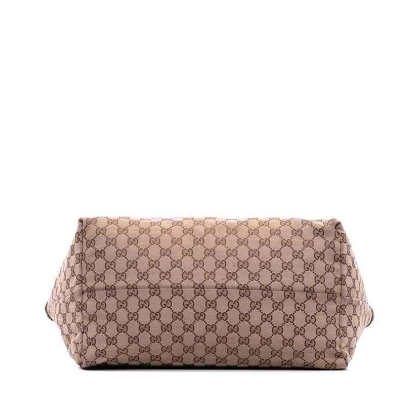 Gucci GG Canvas Bamboo Tassel Tote Brown Canvas Good condition - Inside View