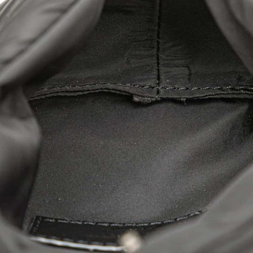 Saint Laurent Mini Nylon Cassandre Envelope Pouch Black Good condition - Model View
