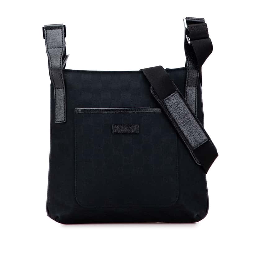 Gucci GG Canvas Crossbody Black Canvas Good condition - Front View