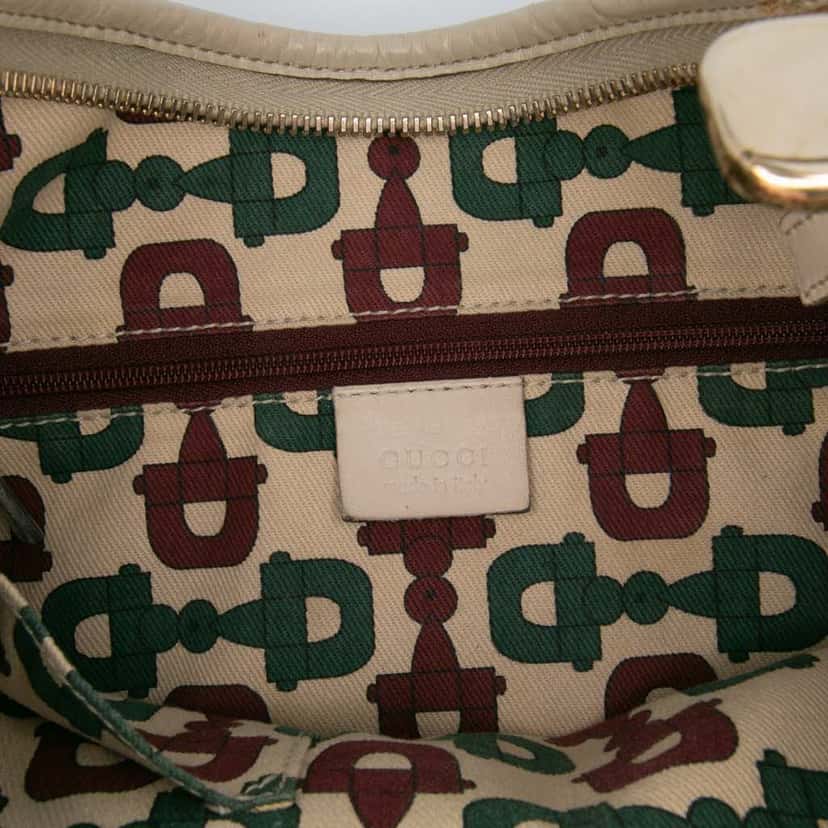 Gucci Guccissima Abbey D Ring Shoulder Bag Brown Leather Good condition - Box View