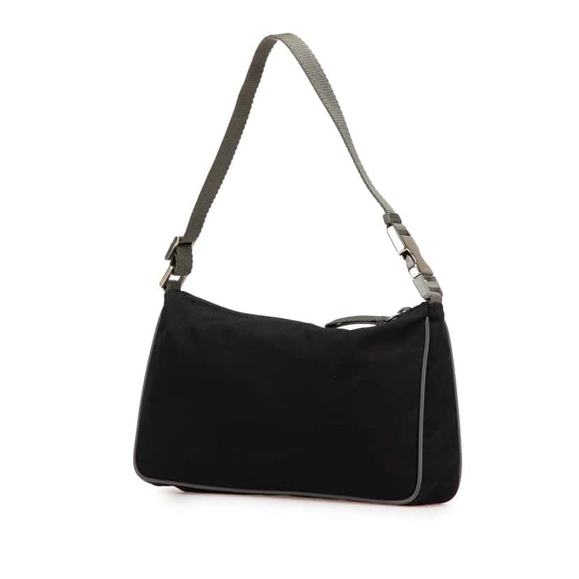 Prada Tessuto Sport Shoulder Bag Black Good condition - Back View