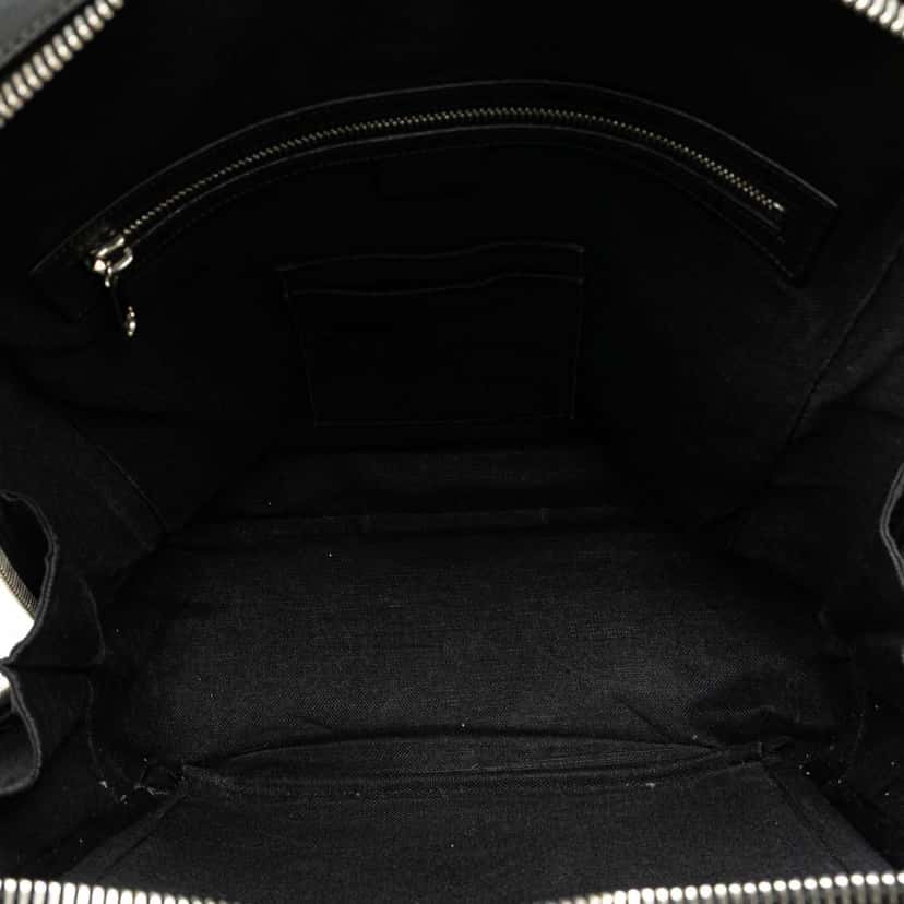 Gucci GG Supreme Web Backpack Black Canvas Good condition - Model View