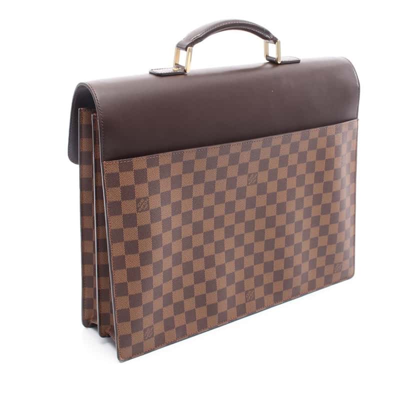 Louis Vuitton Damier Ebene Altona GM Brown Canvas Good condition - Back View