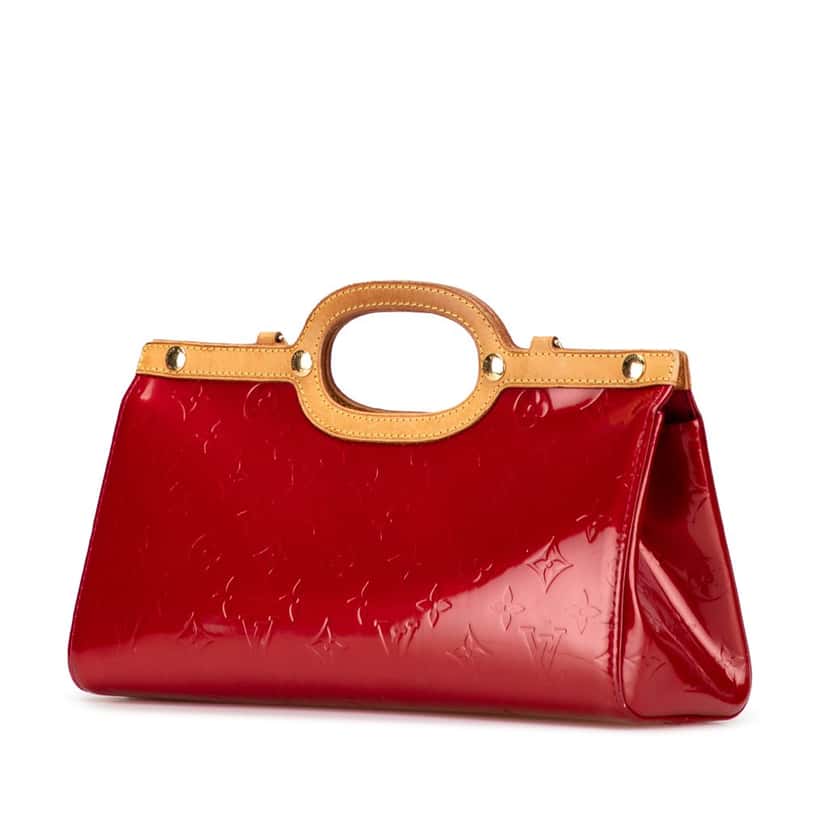 Louis Vuitton Monogram Vernis Roxbury Drive Red Leather Fair condition - Back View