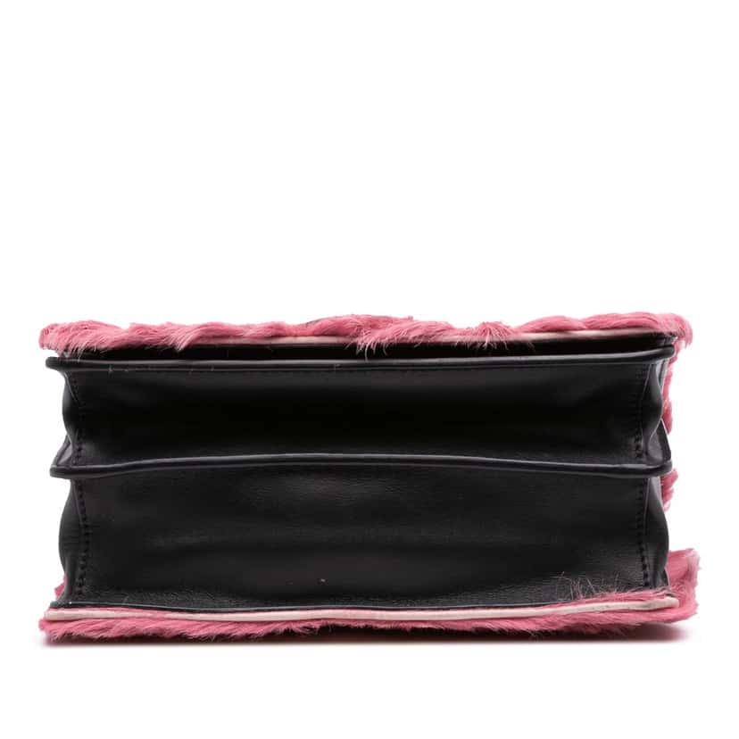 Prada City Calf Trimmed Cavallino Cahier Crossbody Pink Good condition - Inside View