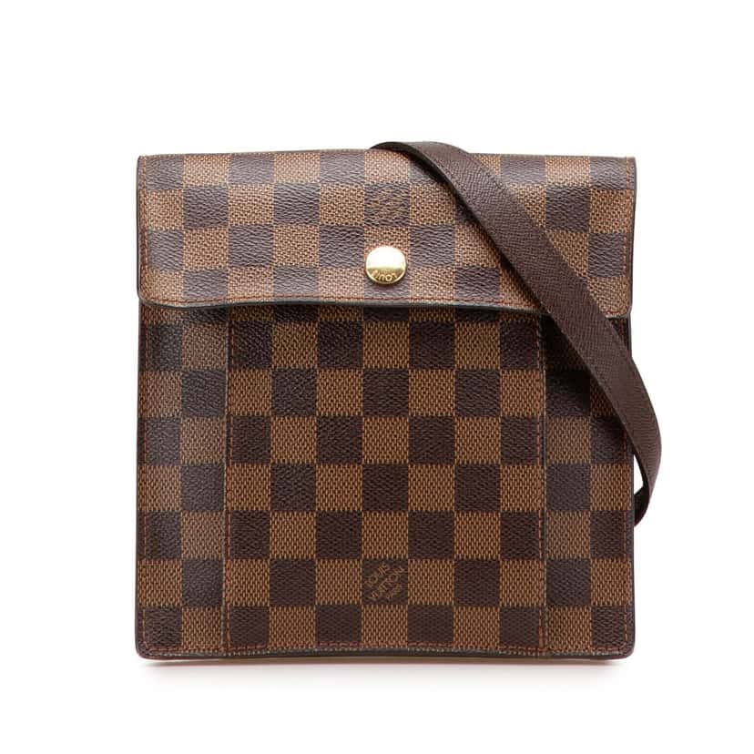 Louis Vuitton Damier Ebene Pimlico Brown Canvas Very good condition - Front View
