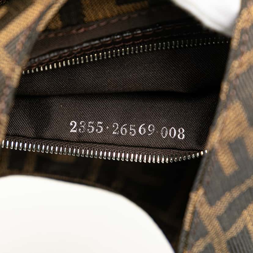 Fendi Zucca Canvas Shoulder Bag Brown Canvas Good condition - Box View