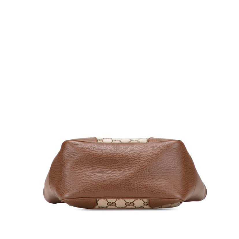 Gucci Small GG Canvas Bree Satchel Brown Canvas Good condition - Inside View