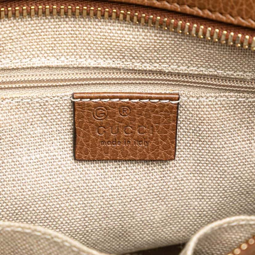 Gucci Small GG Canvas Bree Satchel Brown Canvas Good condition - Box View