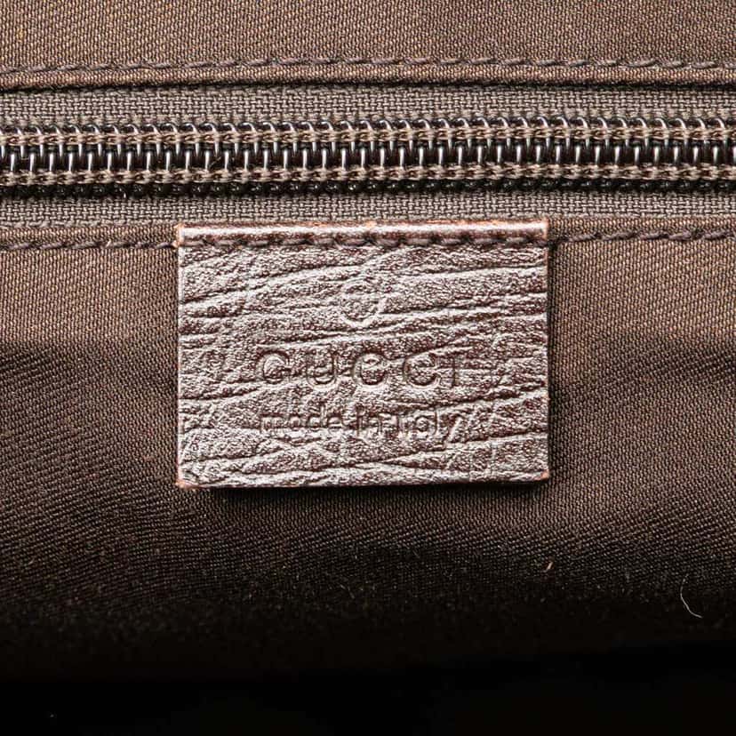 Gucci Large GG Supreme Double Buckle Flap Messenger Bag Brown Canvas Good condition - Box View