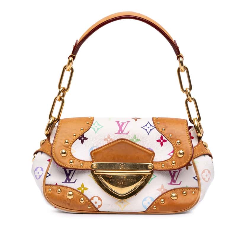 Louis Vuitton Monogram Multicolore Marilyn White Canvas Good condition - Front View