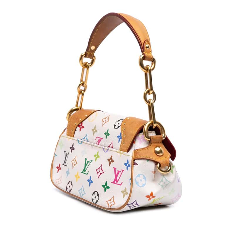 Louis Vuitton Monogram Multicolore Marilyn White Canvas Good condition - Back View