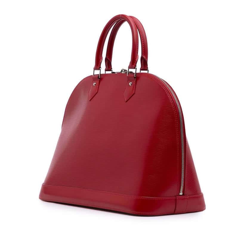Louis Vuitton Epi Alma GM Red Leather Good condition - Back View