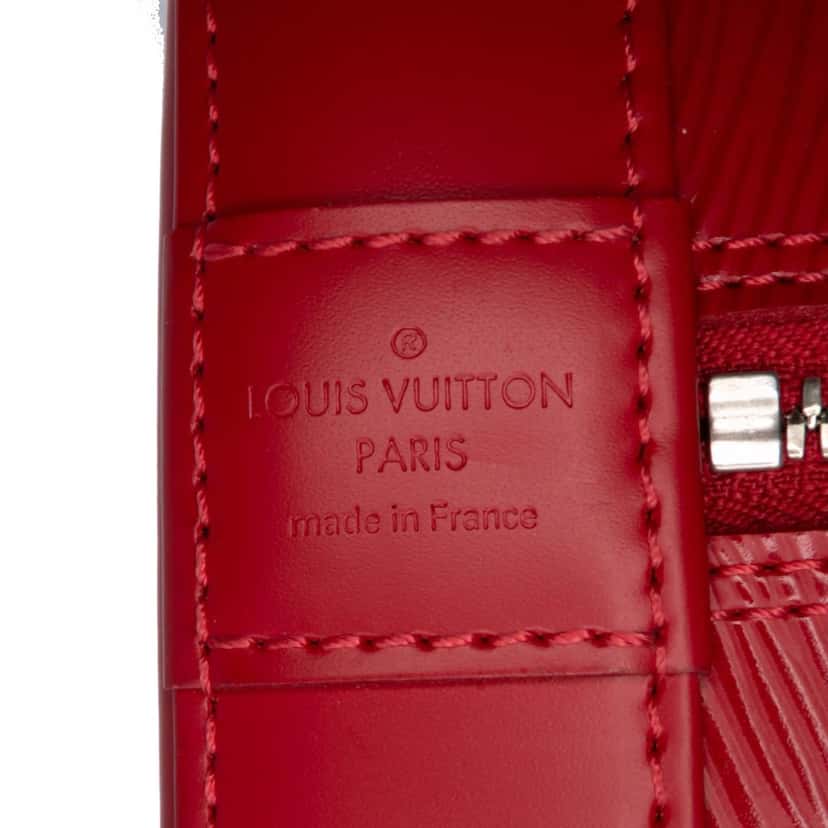 Louis Vuitton Epi Alma GM Red Leather Good condition - Box View