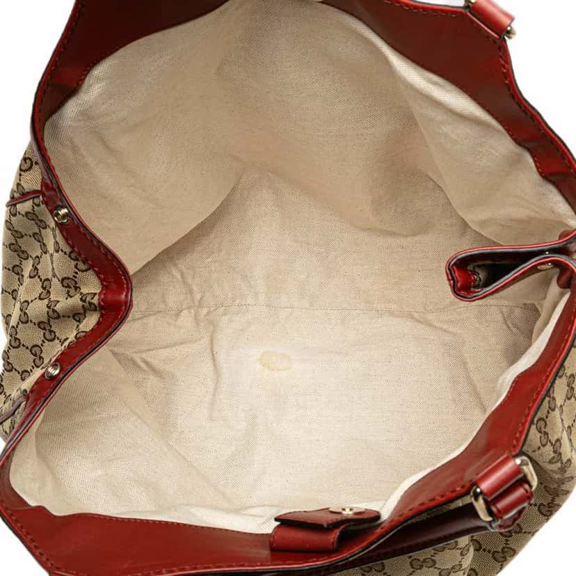 Gucci Large GG Canvas Sukey Tote Brown Canvas Good condition - Model View