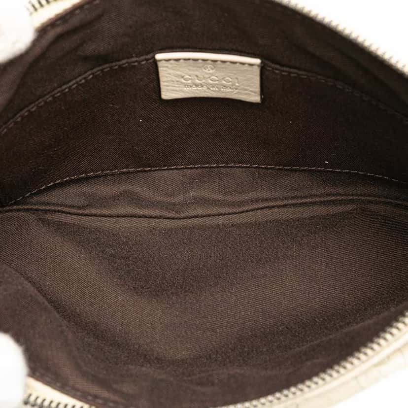 Gucci Guccissima Belt Bag Brown Leather Good condition - Model View