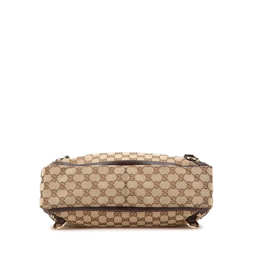 Gucci GG Canvas Abbey D Ring Tote Brown Canvas Good condition - Inside View