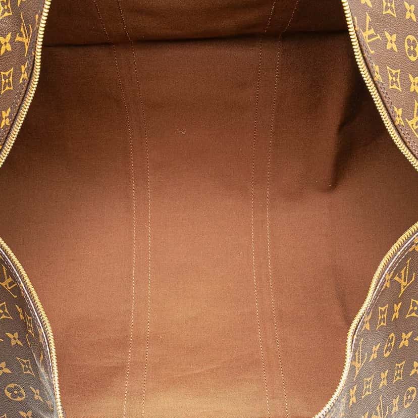 Louis Vuitton Monogram Keepall 60 Brown Canvas Good condition - Model View