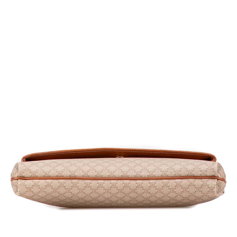 Celine Macadam Coated Canvas Clutch Brown Canvas Good condition - Inside View