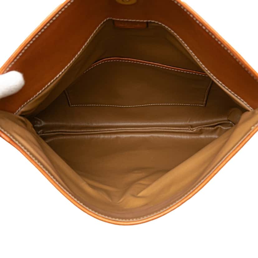Celine Macadam Coated Canvas Clutch Brown Canvas Good condition - Model View