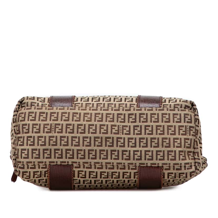 Fendi Zucchino Canvas Tote Brown Canvas Good condition - Inside View
