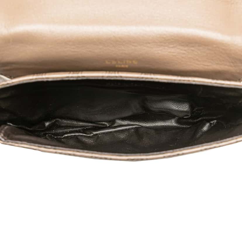 Celine Macadam Leather Crossbody Brown Leather Good condition - Model View