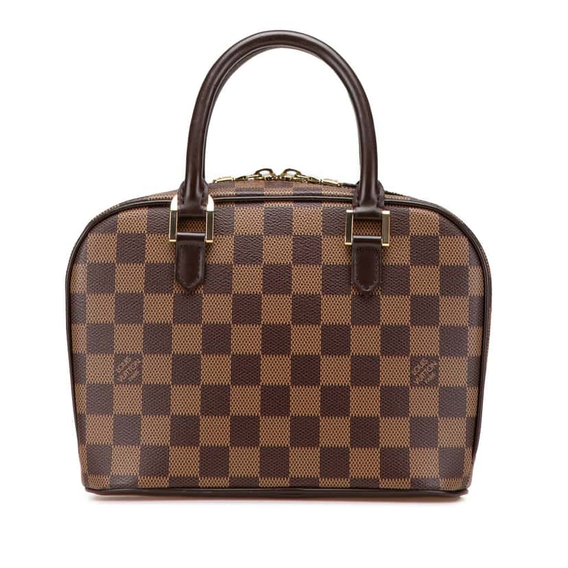 Louis Vuitton Damier Ebene Mini Sarria Brown Canvas Good condition - Front View