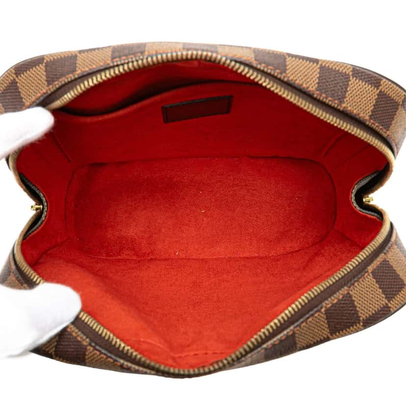 Louis Vuitton Damier Ebene Mini Sarria Brown Canvas Good condition - Model View