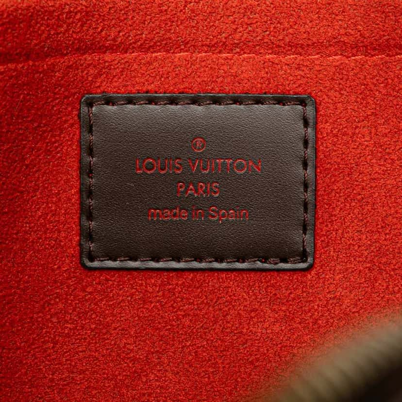 Louis Vuitton Damier Ebene Mini Sarria Brown Canvas Good condition - Box View