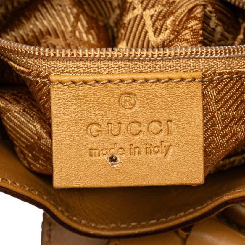 Gucci Suede Jackie Crossbody Purple Leather Good condition - Box View