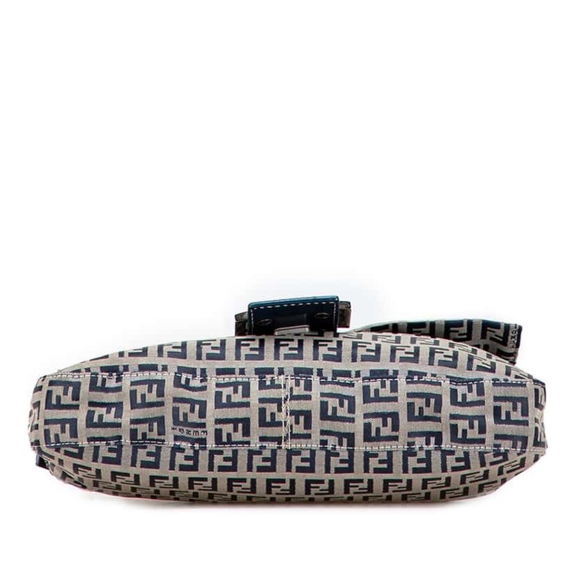 Fendi Zucchino Canvas Baguette Grey Canvas Good condition - Inside View