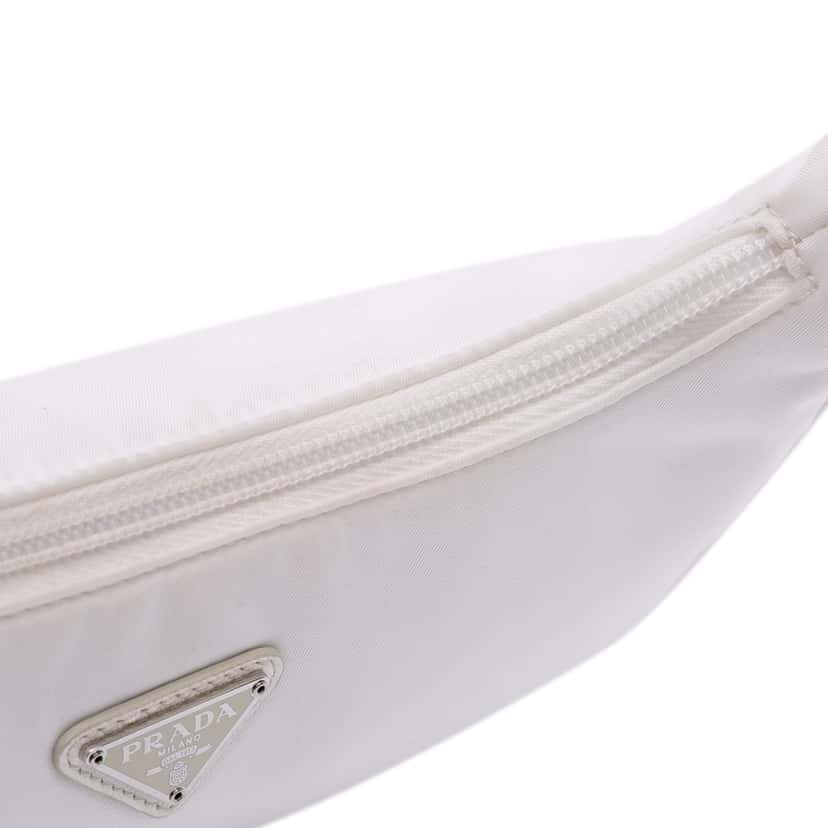 Prada Mini Re Nylon Re Edition 2000 Shoulder Bag White Good condition - Box View