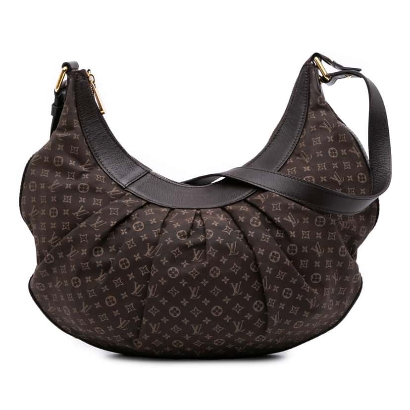 Louis Vuitton Monogram Mini Lin Rhapsody MM Brown Canvas Good condition - Front View